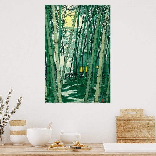 夏の竹笠松城1954 ポスター (キッチン)