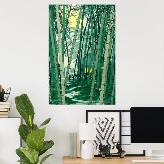 夏の竹笠松城1954 ポスター (ホームオフィス)