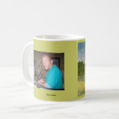 夏の納屋およびケビンの絵画 コーヒーマグカップ (正面左)