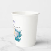 夏の紙カップ 紙コップ (左)