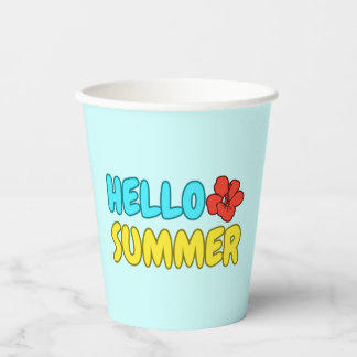 夏の紙コップ 紙コップ