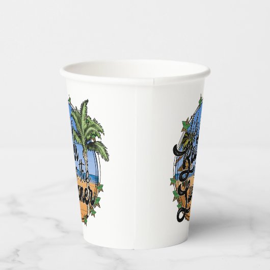 夏の紙杯 紙コップ (右)