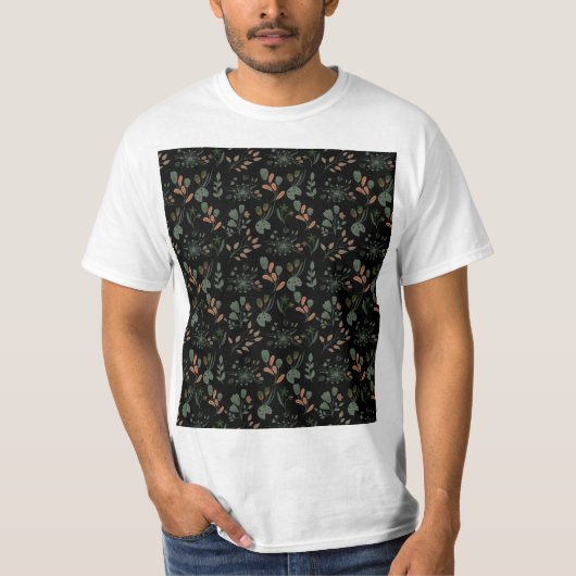 夏の素晴らしパターン Tシャツ (正面)