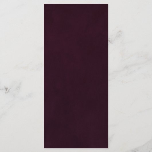 夏の素朴フローラ書道ディナーメニュー メニュー (裏面)