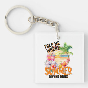 夏の終わりのない場所に連れて行く キーホルダー
