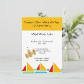 夏の終わりのパーティー 招待状 (スタンド正面)