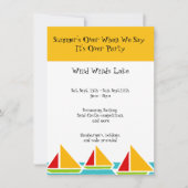 夏の終わりのパーティー 招待状 (正面)