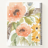 夏の終わりの花 ノートブック (裏面)