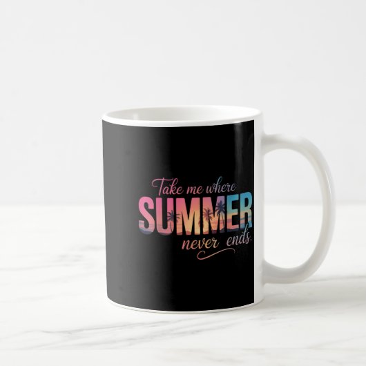 夏の終わりを感じるビーチの夏休み 1 コーヒーマグカップ (右)
