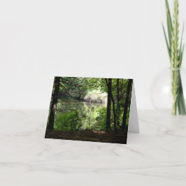 夏の終わりウォルデン池 ノートカード