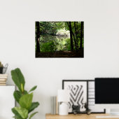 夏の終わりウォルデン池 ポスター (ホームオフィス)