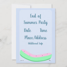 夏の終わりパーティーかわいいスイカ