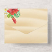 夏の終わりパーティー オールインワン招待状 (裏面)