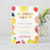 夏の終わりパーティー 招待状 (スタンド正面)