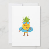 夏の終わりパーティー 招待状 (裏面)