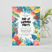 夏の終わりパーティー 招待状 (スタンド正面)