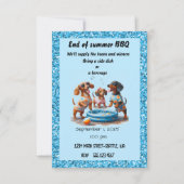 夏の終わりパーティー 招待状 (正面)