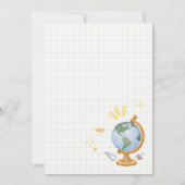 夏の終わり新学期Bashパーティー 招待状 (裏面)