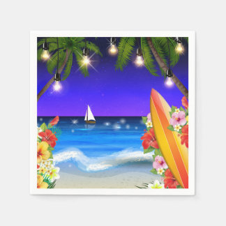 夏の終わり紙ナプキンス スタンダードカクテルナプキン