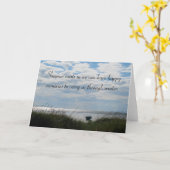 夏の終わり カード (黄色い花)