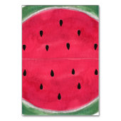 夏の結婚スイカ座席表 テーブルナンバー (裏面)