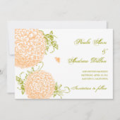 夏の結婚式招待状 招待状 (正面)