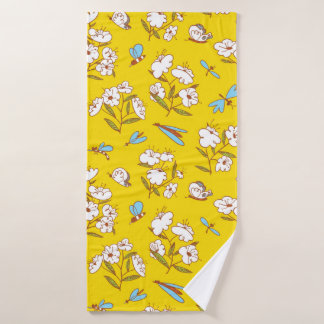 夏の継ぎ目の無い紋様 バスタオル