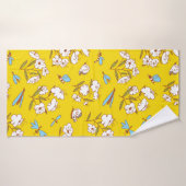 夏の継ぎ目の無い紋様 バスタオル (バスタオル)