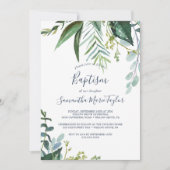 夏の緑のバプテスマ 招待状 (正面)