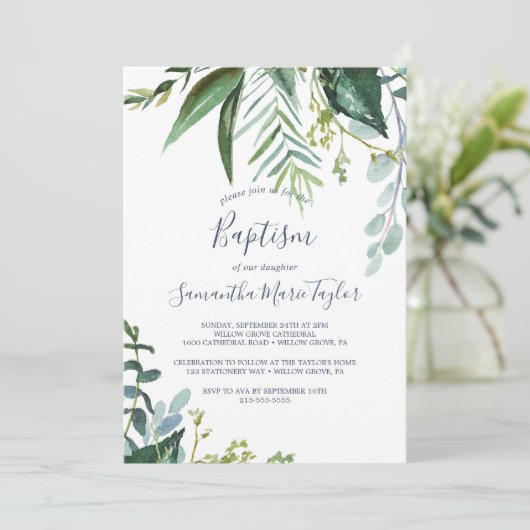 夏の緑のバプテスマ 招待状 (スタンド正面)