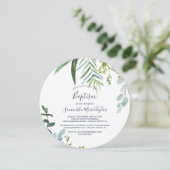 夏の緑の丸バプテスマ 招待状 (スタンド正面)