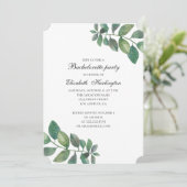 夏の緑の庭。ウッドランドバチェロレッテ 招待状 (スタンド正面)