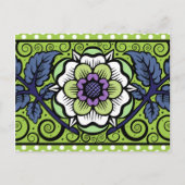 夏の緑の紫 – はがき (正面)