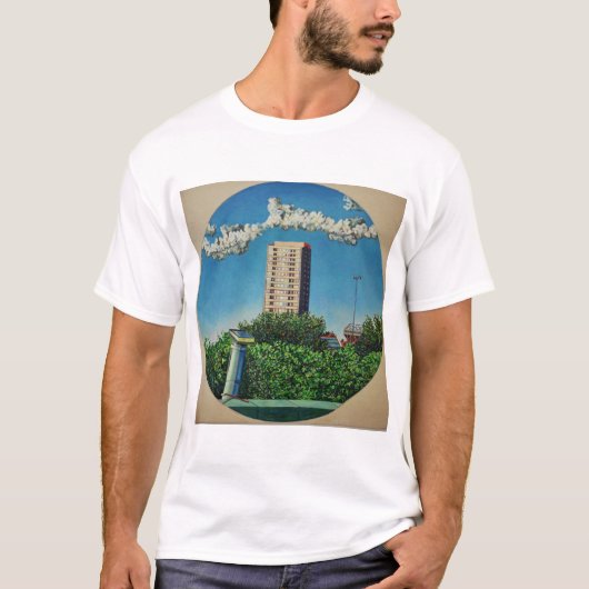 夏の缶詰になる町 Tシャツ (正面)
