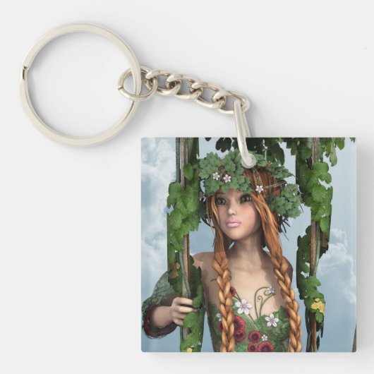 夏の美しい キーホルダー (正面)