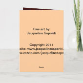 夏の美女 カード (裏面)