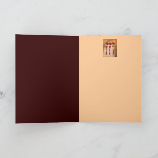 夏の美女 カード (内部)