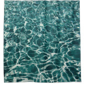 夏の美的水波デザインスタイルシャワーC シャワーカーテン (正面)