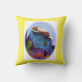 夏の群集枕 クッション (裏面)