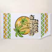 夏の脱出 ビーチタオル (正面)