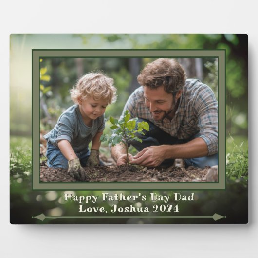 夏の自然1枚フォトファミリー記念 フォトプラーク (正面)