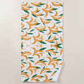 夏の自然 ビーチタオル (正面)