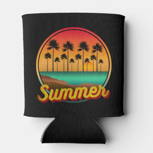 夏の自然 缶クーラー (裏面)