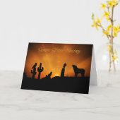 夏の至とオークコヨーテ南西 カード (黄色い花)