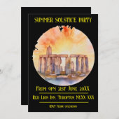 夏の至パーティー 招待状 (正面/裏面)