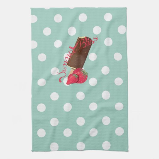 夏の至福 – キッチンタオル (縦)