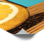 夏の至福：シトラススプラッシュ ポスター (角)