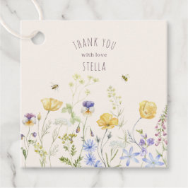 夏の至福、野の花、素朴な、水の色。 フェイバータグ