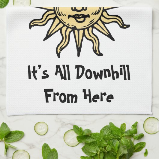 夏の至詩 キッチンタオル (折り畳み)