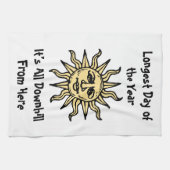 夏の至詩 キッチンタオル (横)